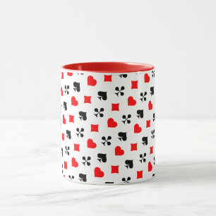 Deck of Cards Suits Poker or Card Playing Fun Mug