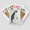 Deck of cards with penguin art.