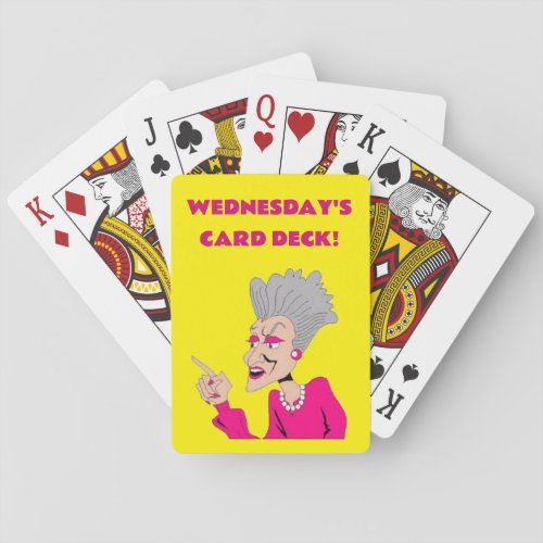 DECK OF PLAYING CARD _WEDNESDAY