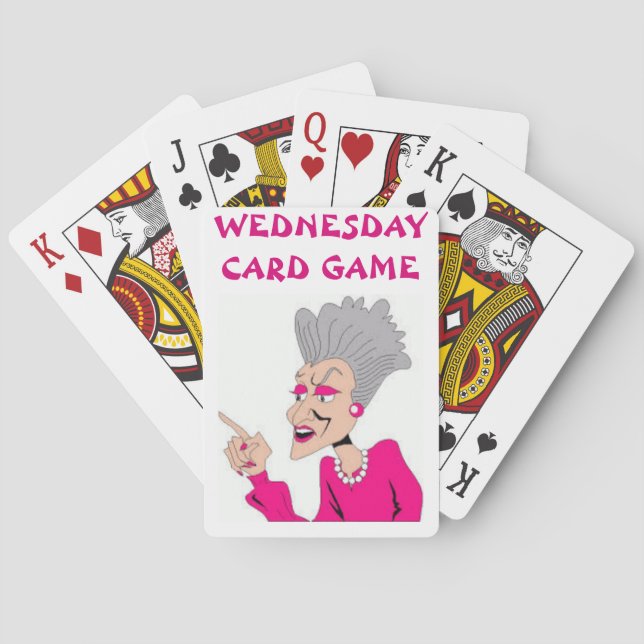 DECK OF PLAYING CARD -WEDNESDAY (Back)