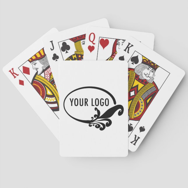 Deck of Playing Cards Custom Logo Promotional (Back)