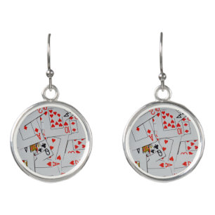 Deck Of Scattered Cards, Earrings
