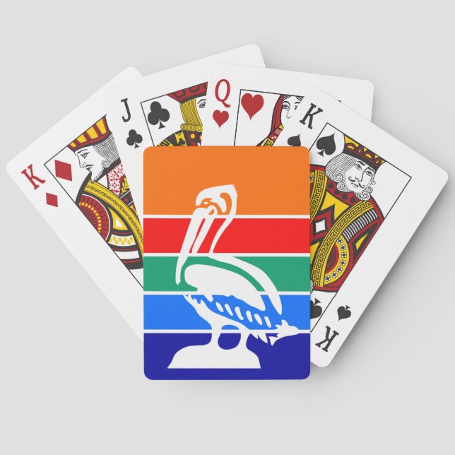 Deck Playing Cards with Flag of St. Petersburg (Back)