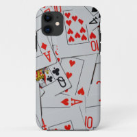 Deck Scattered Playing Cards,
