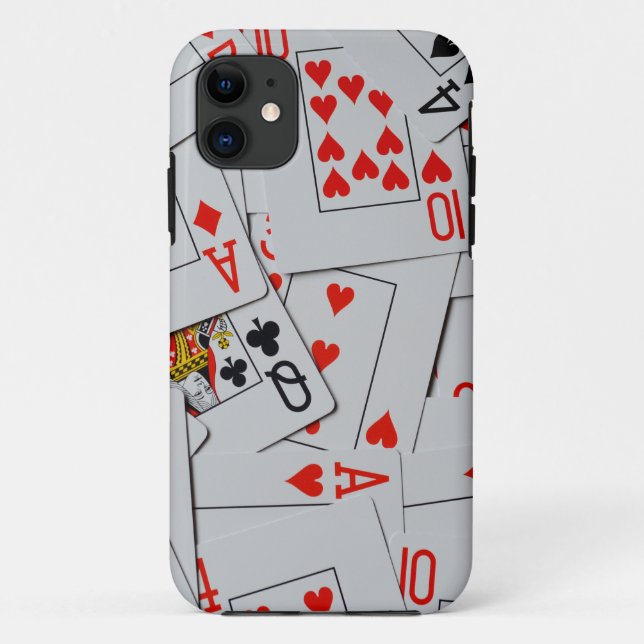 Deck Scattered Playing Cards, Case-Mate iPhone Case (Back)