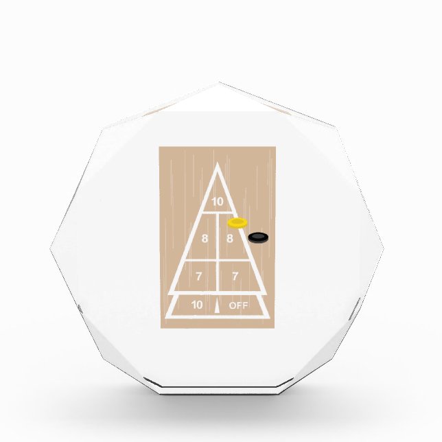 Deck Shuffleboard Acrylic Award (Front)