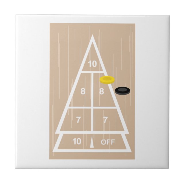 Deck Shuffleboard Ceramic Tile (Front)