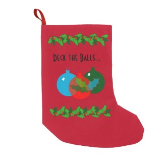 Deck the Balls Christmas Stocking