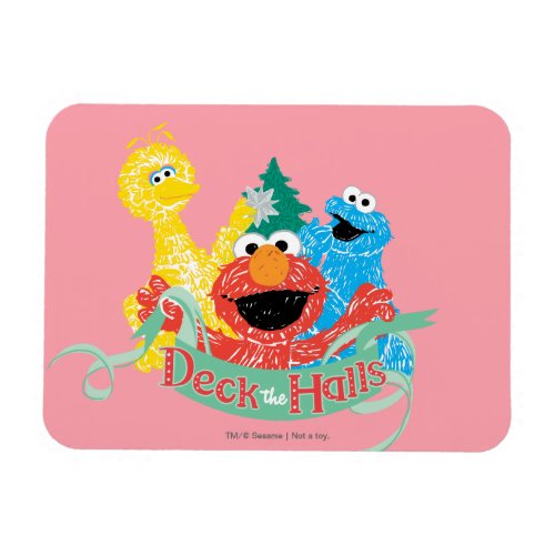 Deck the Hall Sesame Street Magnet