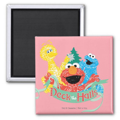Deck the Hall Sesame Street Magnet