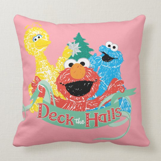 sesame street throw pillow