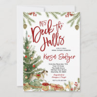 Deck the Halls Christmas Bridal Shower