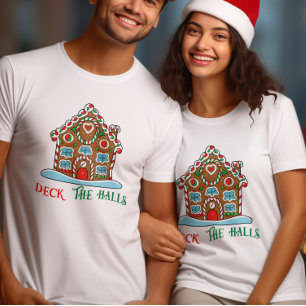 Deck the halls Christmas House T-Shirt