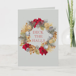 Deck The Halls Festive Card