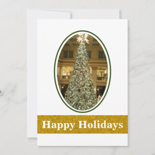 Deck The Halls Flat Holiday Card