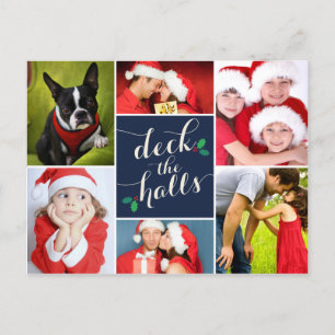 DECK THE HALLS   HOLIDAY POST CARD