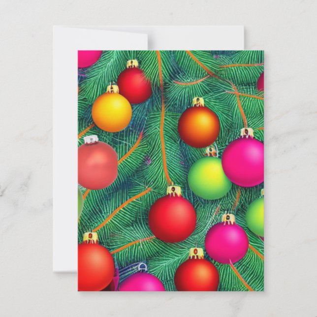 Deck the Halls Note Card (Front)