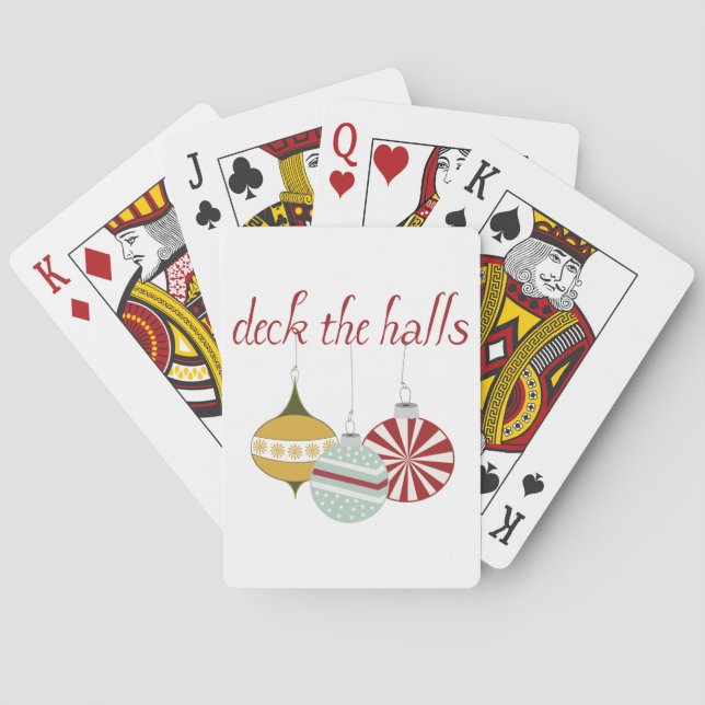 Deck The Halls Poker Cards (Back)