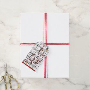 Deck the Halls Sheet Music Gift Tags