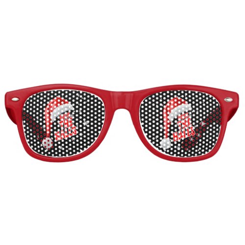 Deck The Halls Snow Collection Party Retro Sunglasses