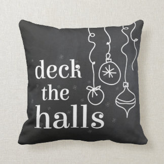 Deck The Halls Throw Pillow