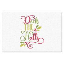 deck the halls tissue paper