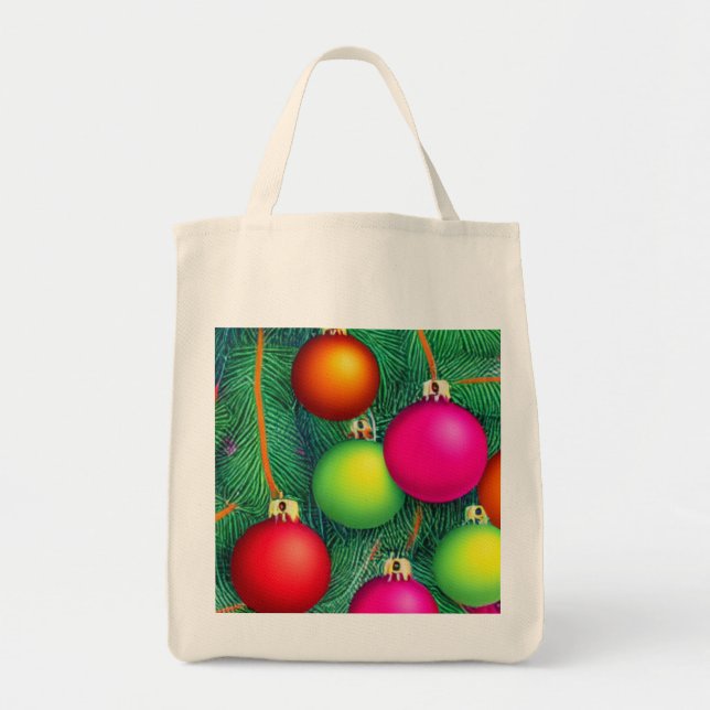 Deck the Halls Tote Bag (Front)