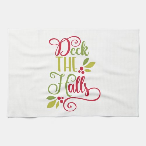 deck the halls towel