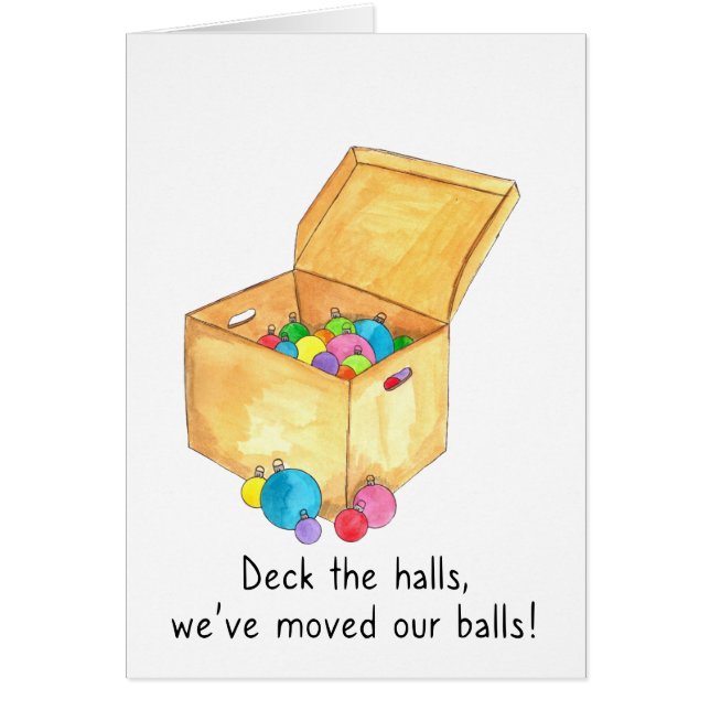 Deck the halls, we've moved our balls! (Front)