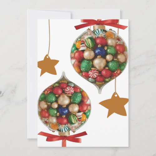 Deck the Halls with Dazzling Designs Hallmark Orn Holiday Card