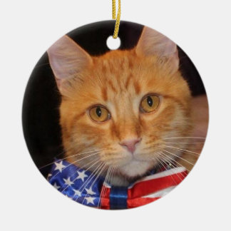 Deck the Halls with Mister President! Ceramic Ornament