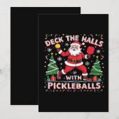 Deck The Halls With Pickleballs (Front/Back)