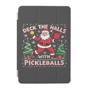 Deck The Halls With Pickleballs  iPad Mini Cover