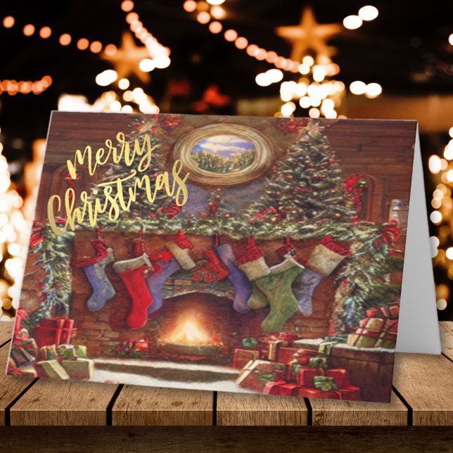 Deck the Halls with Vintage Charm  Holiday Card (Creator Uploaded)