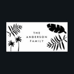 deck the palms christmas tropical modern design self-inking stamp<br><div class="desc">deck the palms christmas tropical modern design</div>