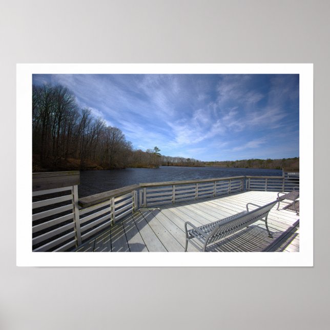 Deck Waterscape View Poster (Front)