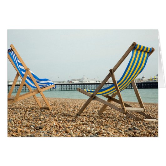 Deckchairs and shingle cards (Front Horizontal)