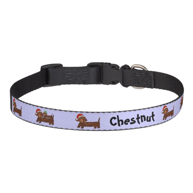 Decked out Dachshunds Dog Collar (Front)