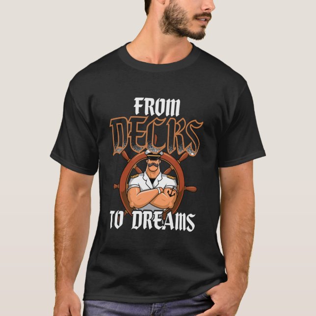 Deckhand Sailor Deckie from Decks to Dreams T-Shirt (Front)