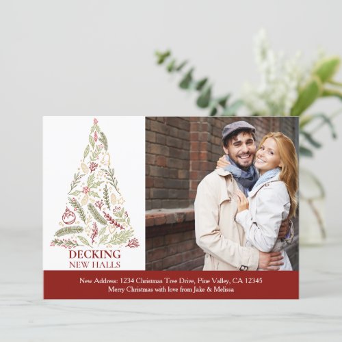 Decking New Halls Christmas Tree Photo Moving Announcement