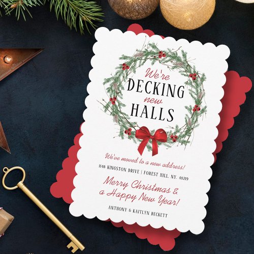 Decking New Halls  Holiday Moving Announcements