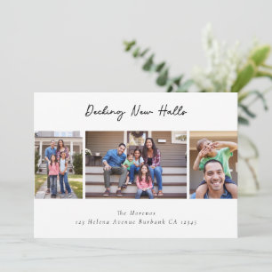 Decking New Halls Modern Photo Holiday Moving Anno Announcement