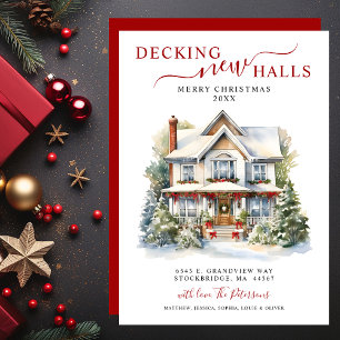 Decking New Halls New Home Christmas Moving Announcement