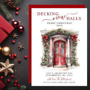 Decking New Halls New Home Red Door Holiday Moving Announcement