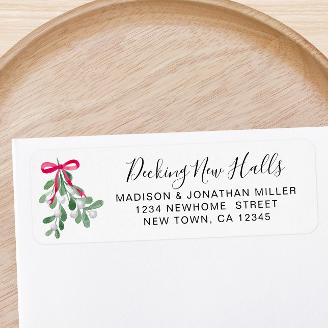 Decking New Halls Return Address  Label (Creator Uploaded)