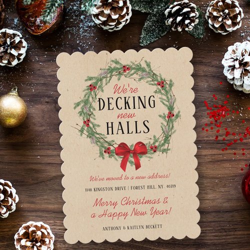 Decking New Halls  Rustic Kraft Holiday Moving