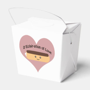 D'eclair-ation Of Love Favor Boxes