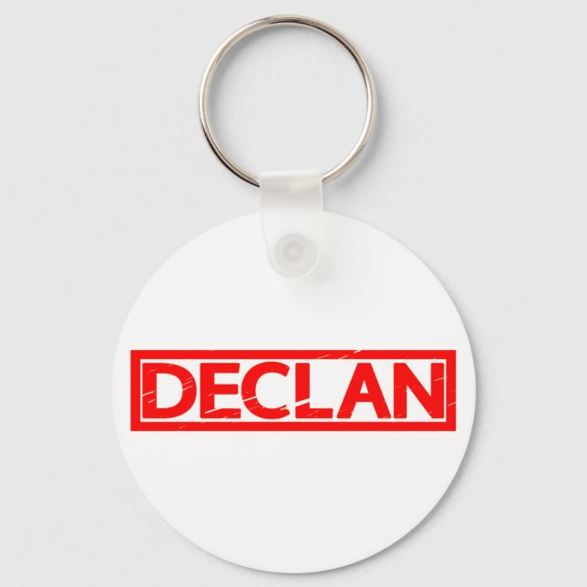 Declan Stamp Keychain (Front)