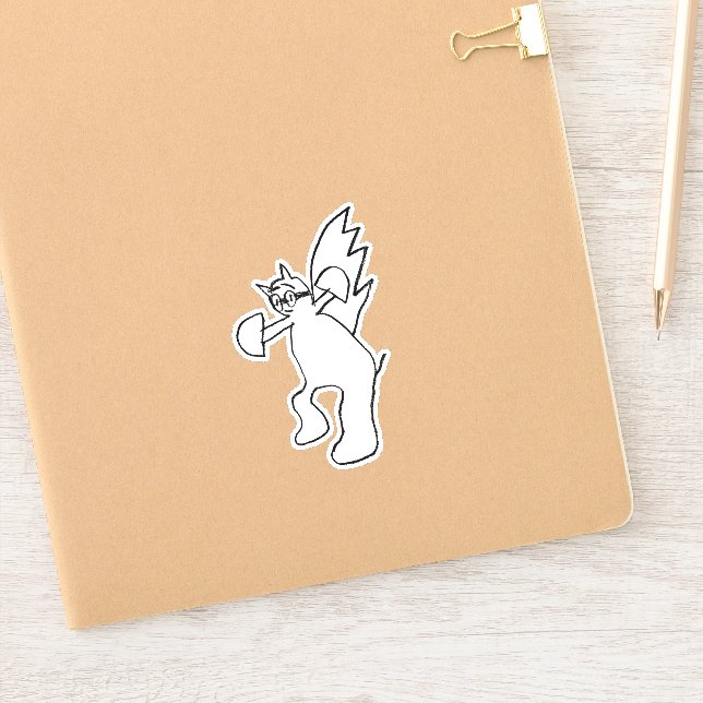 Declan's Cat Kid Sticker (Notebook)