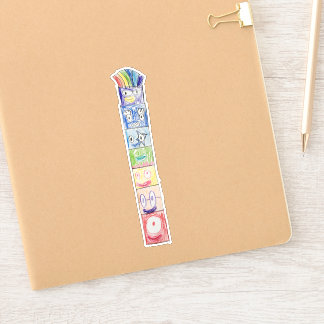 Declan's Colorful Totem Sticker